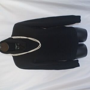 Uniqlo/Merino Cashmere Premium sz M Black TURTLENECK sweater